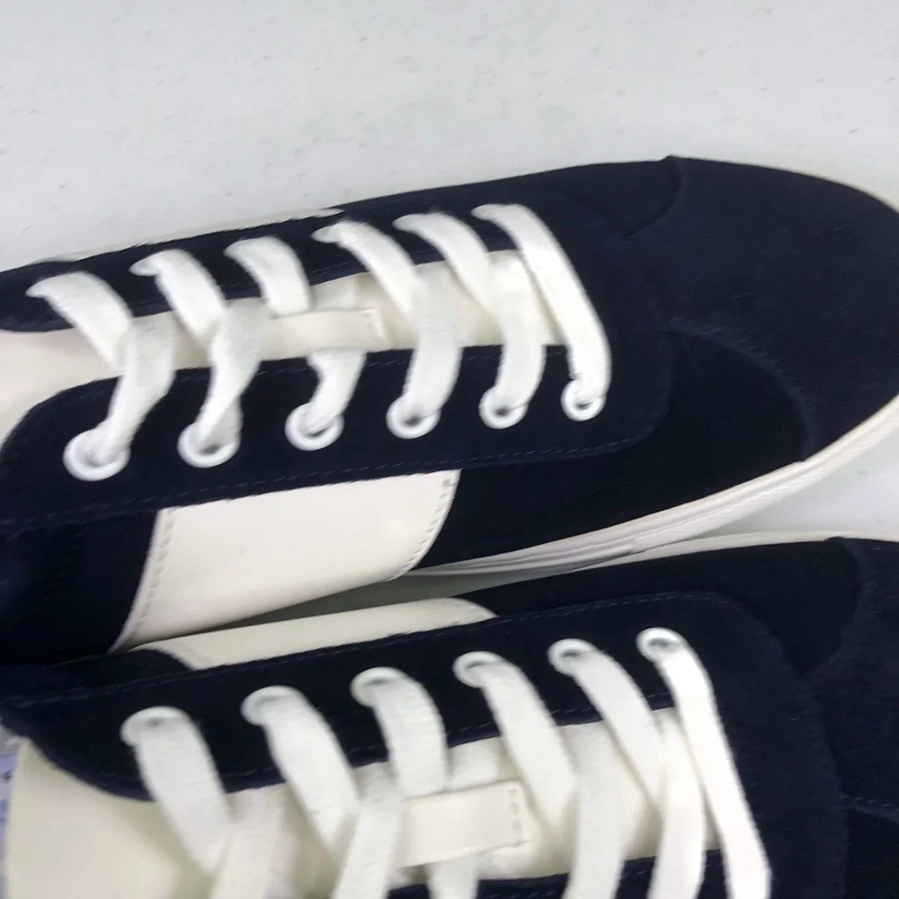 BAR III Keagan Navy Sneaker Lace Up Shoes